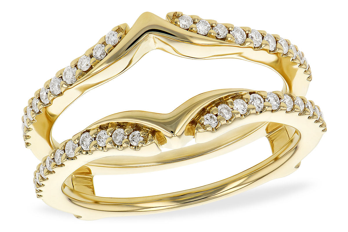 Allison Kaufman Diamond Ring Guard in 14K Yellow Gold, 0.32 ctw (W2163)