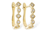 Allison Kaufman Diamond Earrings in 14K Yellow Gold, 0.10 ctw (E2112)