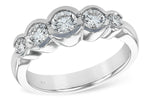 Allison Kaufman Diamond Wedding Band in 14K White Gold, 1.00 ctw (WR106-1)