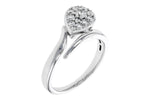 Allison Kaufman Diamond Ring in 14K White Gold, 0.50 ctw (D6078), alternate view