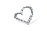 Allison Kaufman Diamond Pendant in 14K White Gold, 0.05 ctw (P6522)