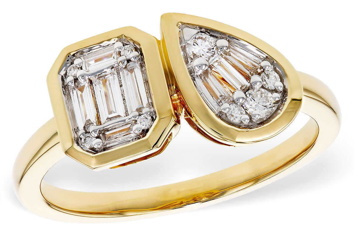 Allison Kaufman Baguette Diamond Ring in 14K Yellow Gold, 0.25 ctw (D6077)