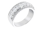 Allison Kaufman Diamond Wedding Band in 14K White Gold, 2.00 ctw (W2512), alternate view