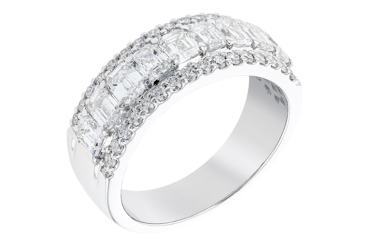 Allison Kaufman Diamond Wedding Band in 14K White Gold, 2.00 ctw (W2512), alternate view