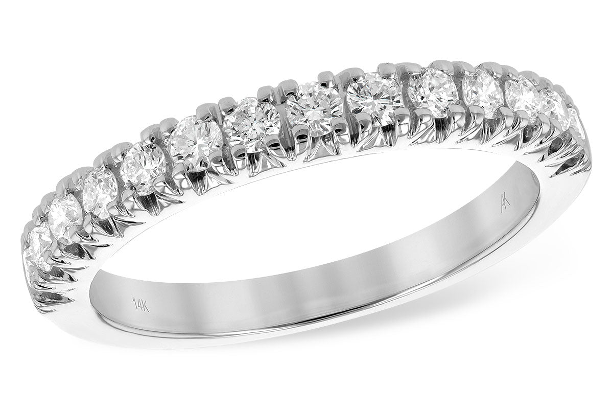 Allison Kaufman Diamond Wedding Band in 14K White Gold, 0.50 ctw (WR834-50)