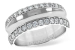 Allison Kaufman Diamond Wedding Band in 14K White Gold, 0.73 ctw
