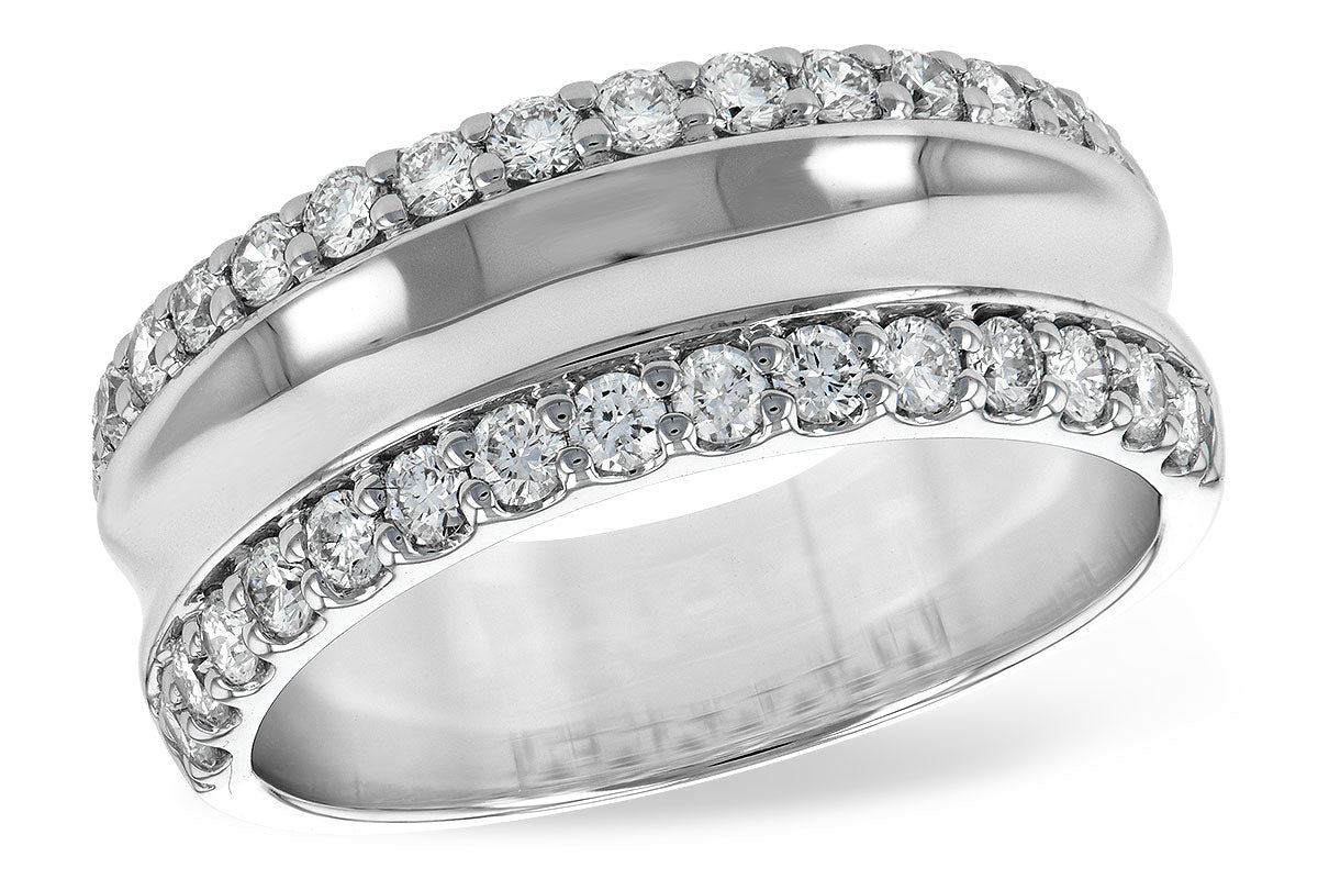 Allison Kaufman Diamond Wedding Band in 14K White Gold, 0.73 ctw