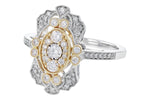 Allison Kaufman Diamond Ring in 14K Yellow & White Gold, 0.50 ctw (D5854), alternate view