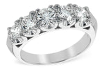 Allison Kaufman Diamond Wedding Band in 14K White Gold, 1.50 ctw