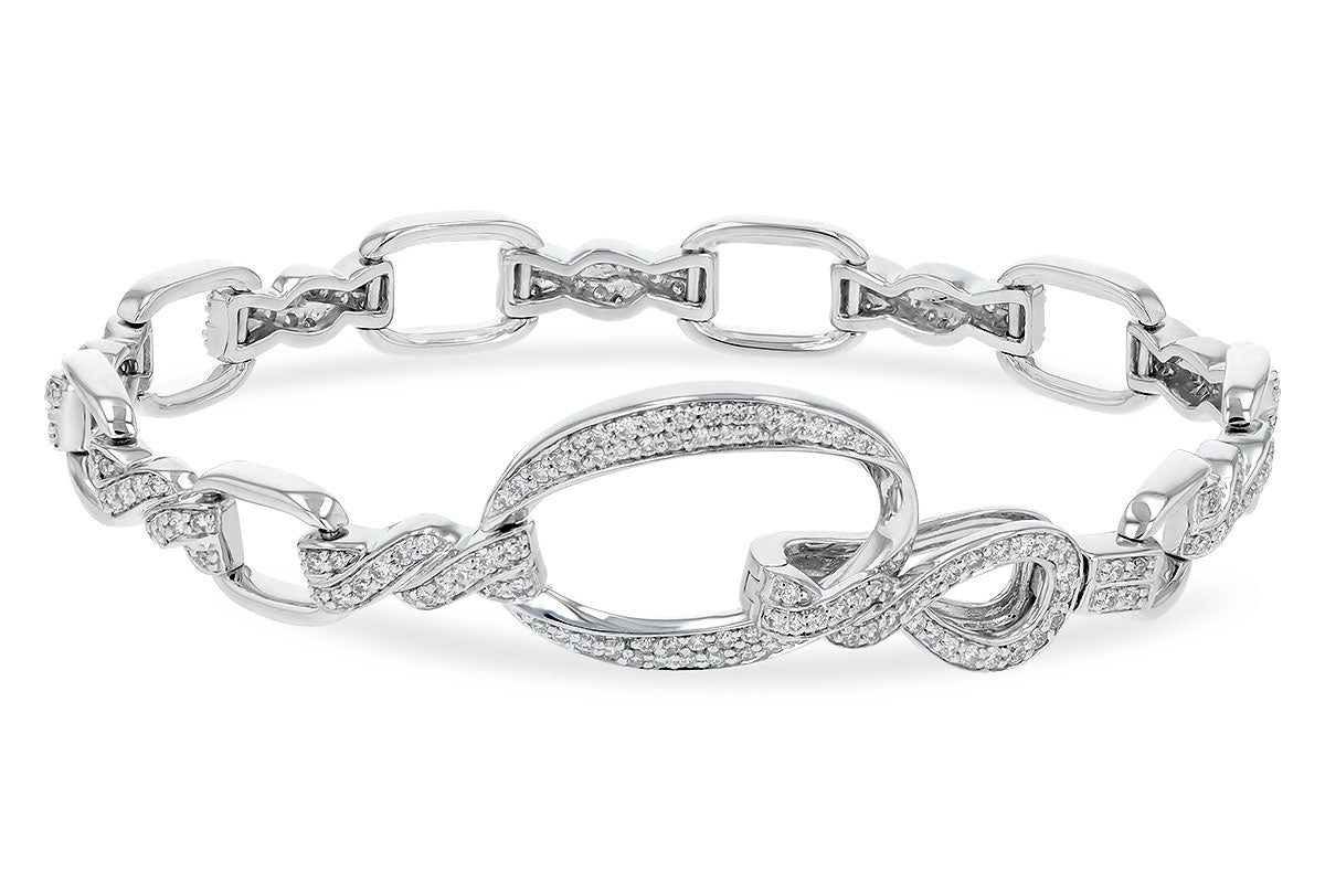Allison Kaufman Diamond Bracelet in 14K White Gold, 1.22 ctw