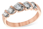 Allison Kaufman Diamond Wedding Band in 14K Rose Gold, 0.50 ctw (WR115-50)