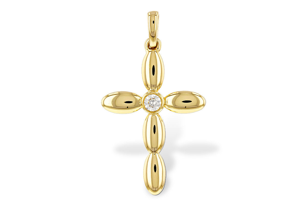 Allison Kaufman Diamond Pendant in 14K Yellow Gold, 0.04 ctw