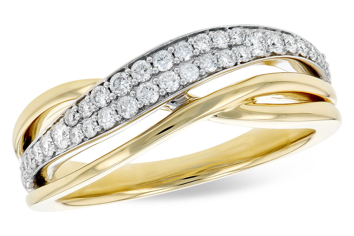 Allison Kaufman Diamond Wedding Band in 14K Yellow Gold, 0.30 ctw