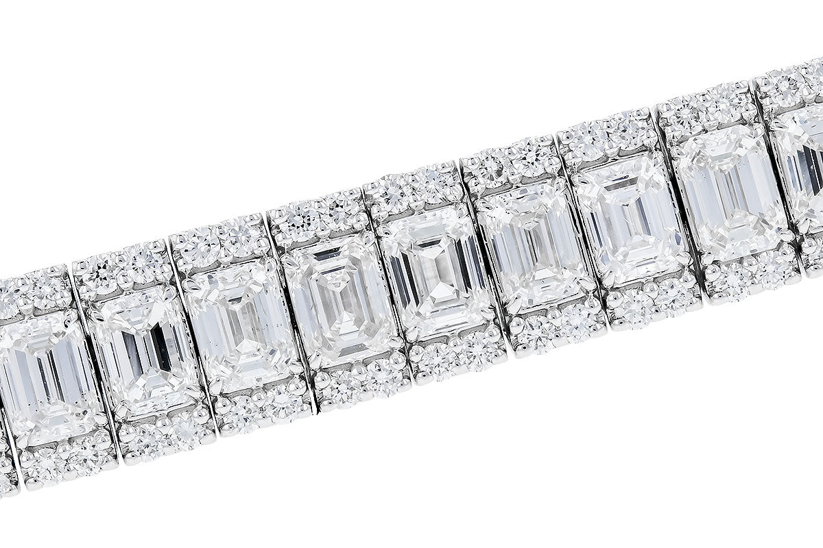 Allison Kaufman Diamond Bracelet in 14K White Gold, 10.40 ctw, alternate view
