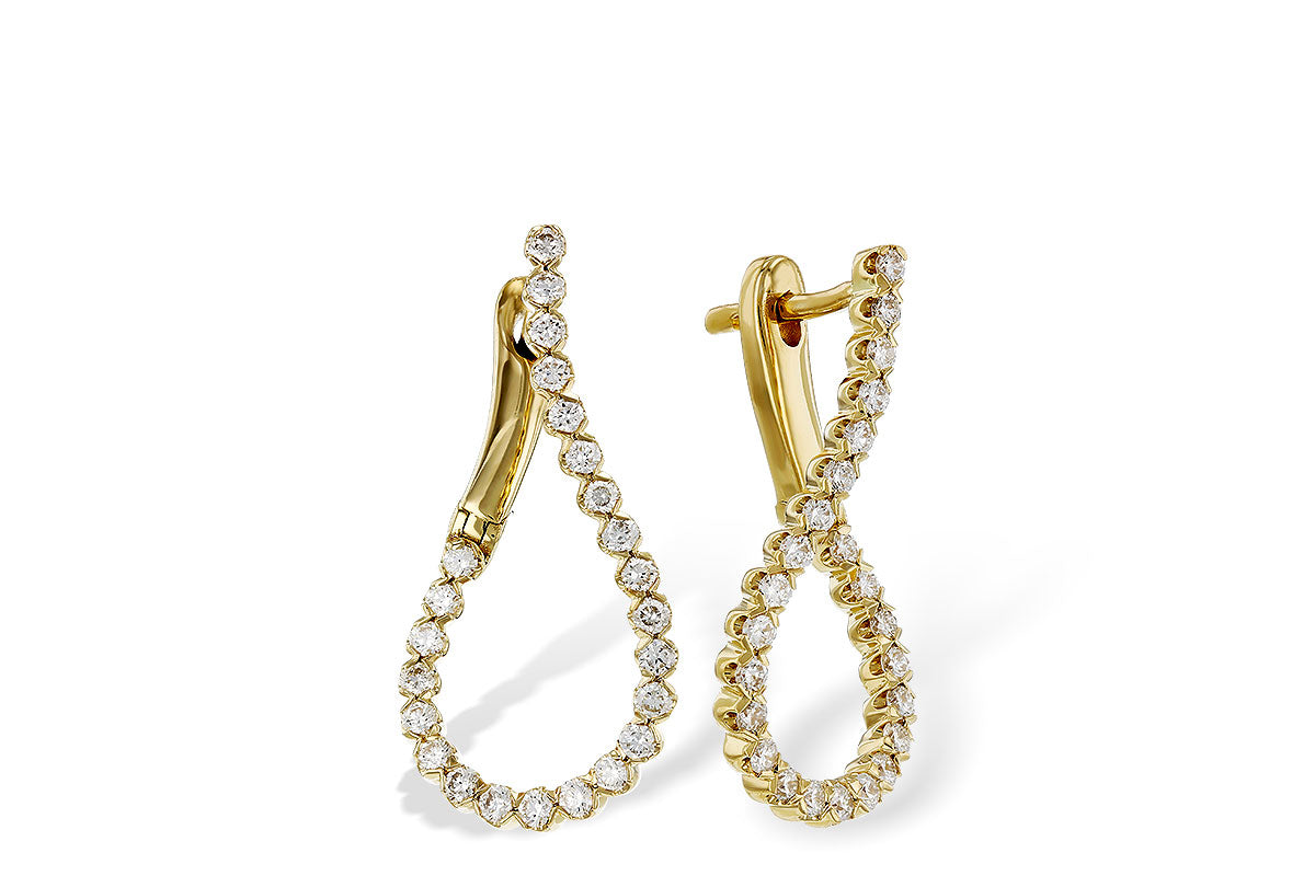 Allison Kaufman Diamond Earrings in 14K Yellow Gold, 0.50 ctw (E2417)