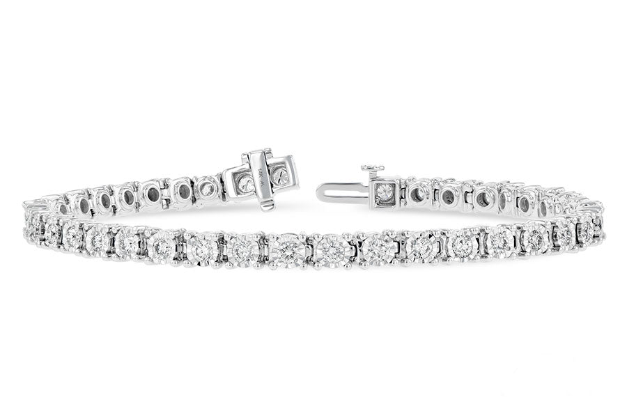 Allison Kaufman Diamond Bracelet in 14K White Gold, 2.00 ctw (BR60-2)