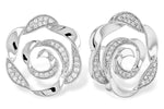 Allison Kaufman Diamond Earrings in 14K White Gold, 0.25 ctw (E2159)