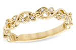 Allison Kaufman Diamond Wedding Band in 14K Yellow Gold, 0.05 ctw (W2348)