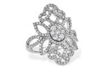 Allison Kaufman Diamond Ring in 14K White Gold, 1.03 ctw