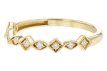 Allison Kaufman Diamond Wedding Band in 14K Yellow Gold, 0.11 ctw (W2482), alternate view