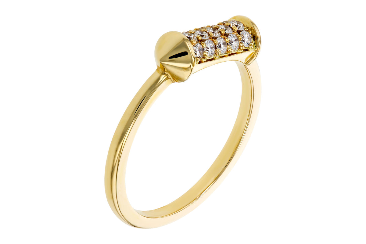 Allison Kaufman Diamond Ring in 14K Yellow Gold, 0.26 ctw (D6106), alternate view