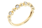 Allison Kaufman Diamond Wedding Band in 14K Yellow Gold, 0.08 ctw (W2402), alternate view