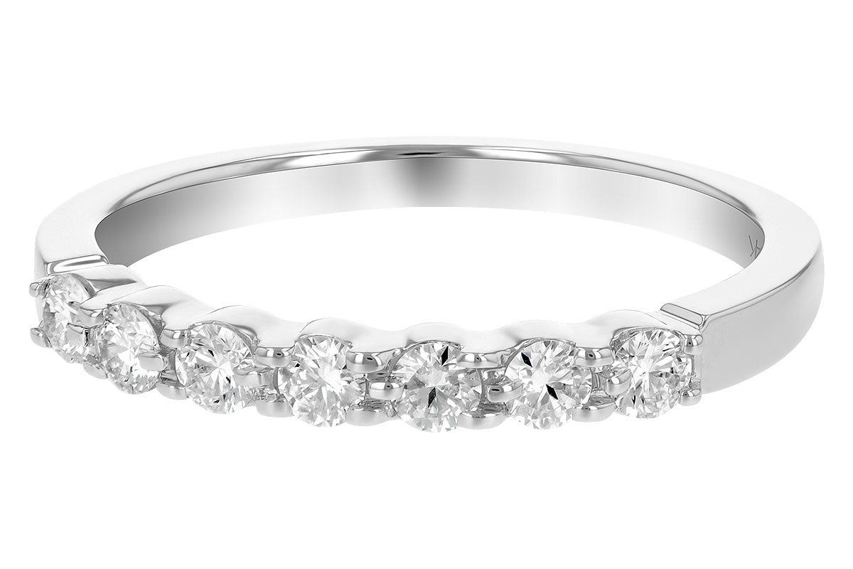 Allison Kaufman Diamond Wedding Band in 14K White Gold, 0.33 ctw (WR114-33), alternate view