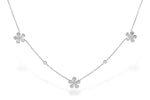 Allison Kaufman Diamond Necklace in 14K White Gold, 0.80 ctw