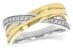 Allison Kaufman Diamond Ring in 14K Yellow Gold, 0.15 ctw