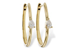 Allison Kaufman Fancy-Cut Diamond Earrings in 14K Yellow Gold, 0.45 ctw (E2269)