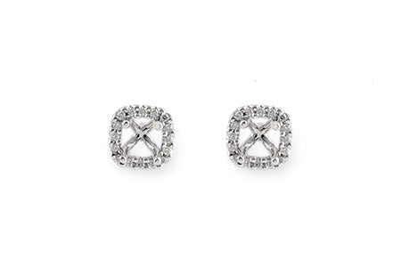 Allison Kaufman Diamond Earrings in 14K White Gold, 0.09 ctw