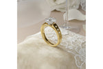 Allison Kaufman Diamond Engagement Ring Semi-Mount in 14K Yellow Gold, 0.09 ctw (L7932), alternate view