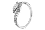 Allison Kaufman Diamond Ring in 14K White Gold, 0.78 ctw, alternate view