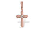 Allison Kaufman Diamond Pendant in 14K Rose Gold, 0.05 ctw (P6539)