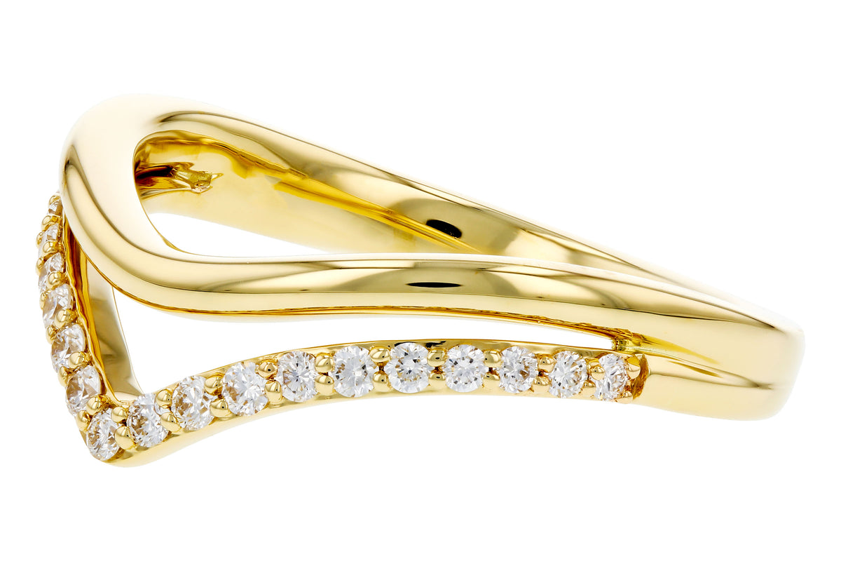 Allison Kaufman Diamond Band Enhancer in 14K Yellow Gold, 0.20 ctw (W2766), alternate view