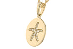 Allison Kaufman Diamond Necklace in 14K Yellow Gold, 0.11 ctw (N8458), alternate view