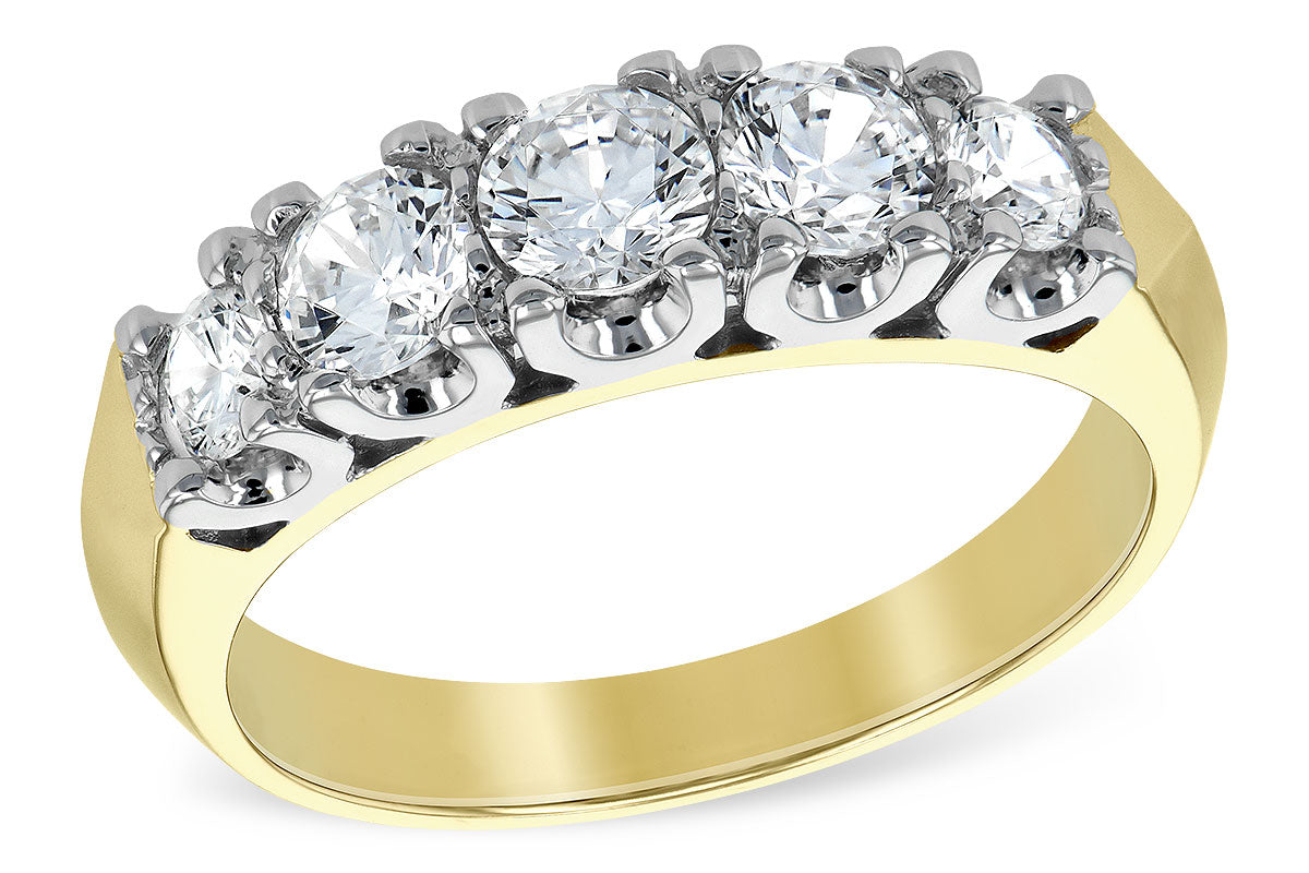 Allison Kaufman Diamond Wedding Band in 14K Yellow Gold, 1.00 ctw (WR062-1)