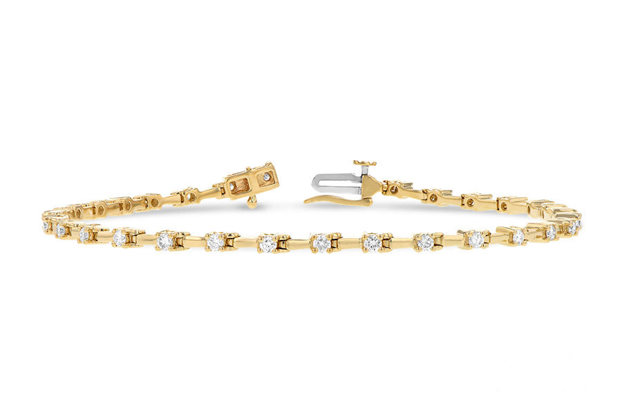 Allison Kaufman Diamond Bracelet in 14K Yellow Gold, 1.00 ctw (BR40-1)