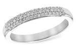 Allison Kaufman Diamond Wedding Band in 14K White Gold, 0.25 ctw (WR836-25)