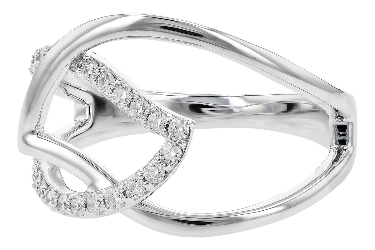 Allison Kaufman Diamond Ring in 14K White Gold, 0.25 ctw (D5850), alternate view