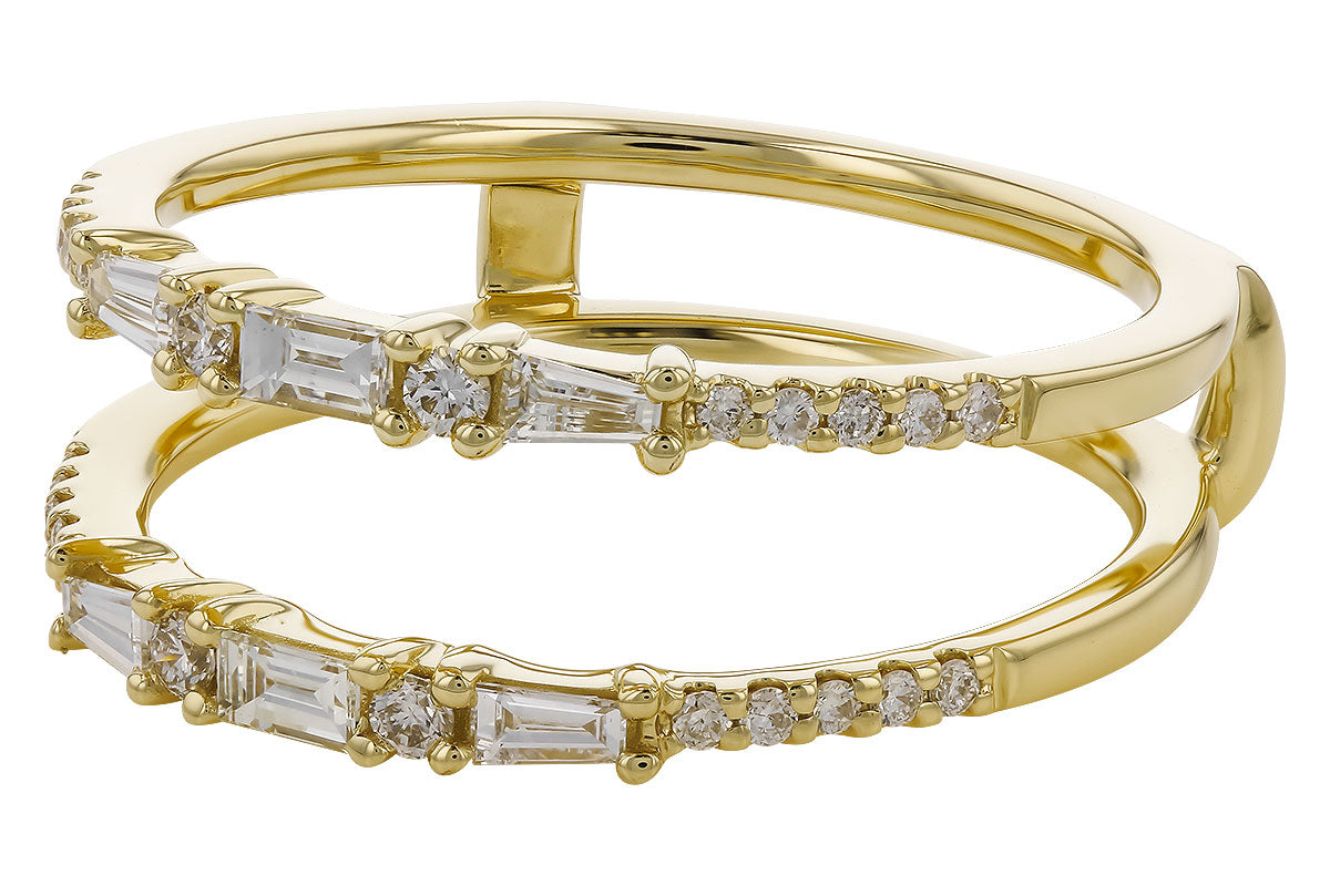 Allison Kaufman Diamond Ring Guard in 14K Yellow Gold, 0.38 ctw (W2586), alternate view