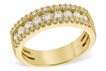 Allison Kaufman Diamond Wedding Band in 14K Yellow Gold, 0.95 ctw
