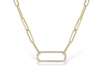 Allison Kaufman Diamond Necklace in 14K Yellow Gold, 0.50 ctw (N8357)