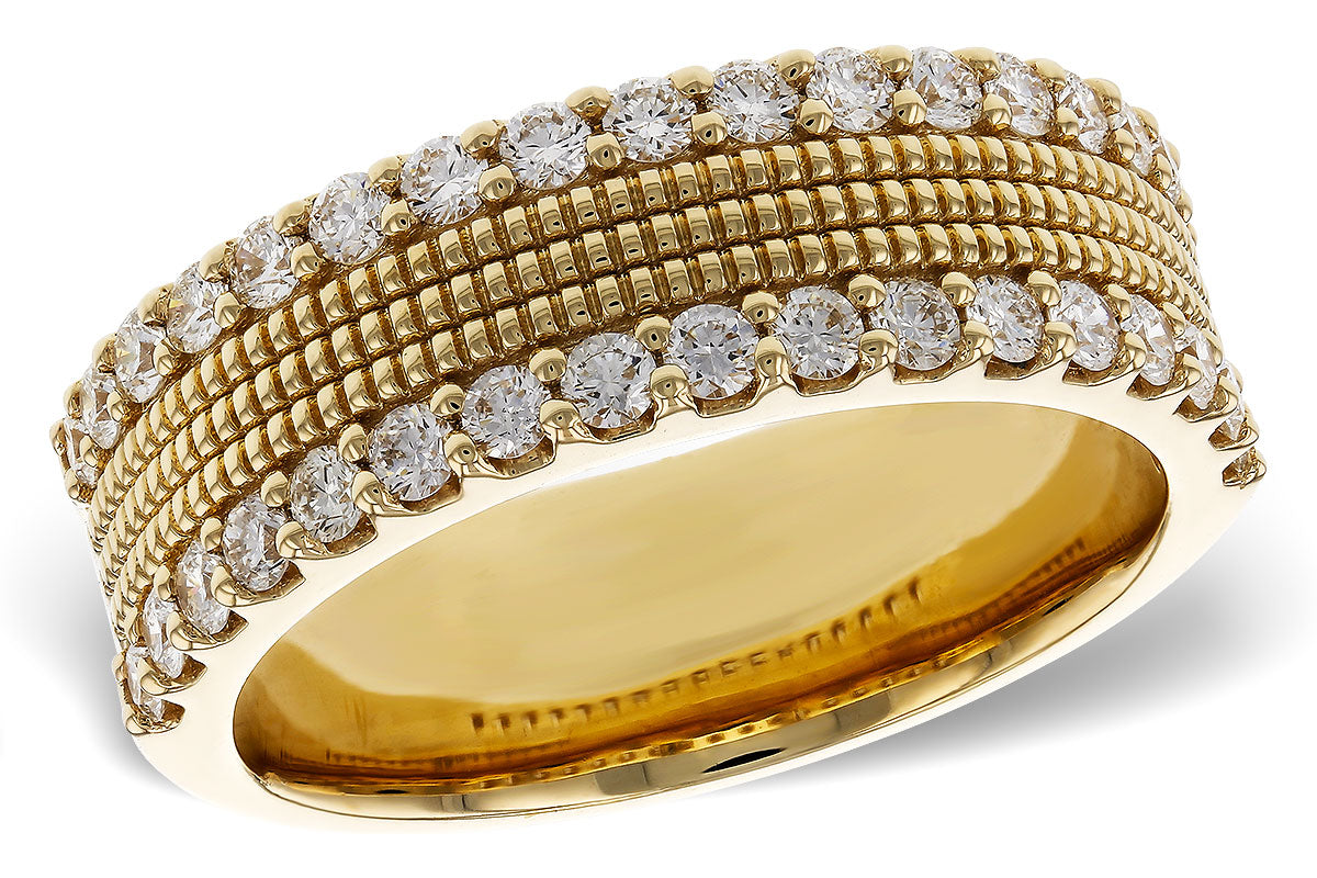 Allison Kaufman Diamond Wedding Band in 14K Yellow Gold, 0.70 ctw