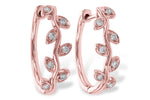 Allison Kaufman Diamond Earrings in 14K Rose Gold, 0.25 ctw (E2274)