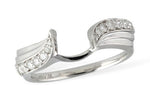 Allison Kaufman Diamond Band Enhancer in 14K White Gold, 0.23 ctw
