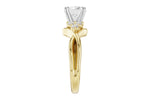 Allison Kaufman Diamond Engagement Ring Semi-Mount in 14K Yellow Gold, 0.25 ctw (L7952), alternate view