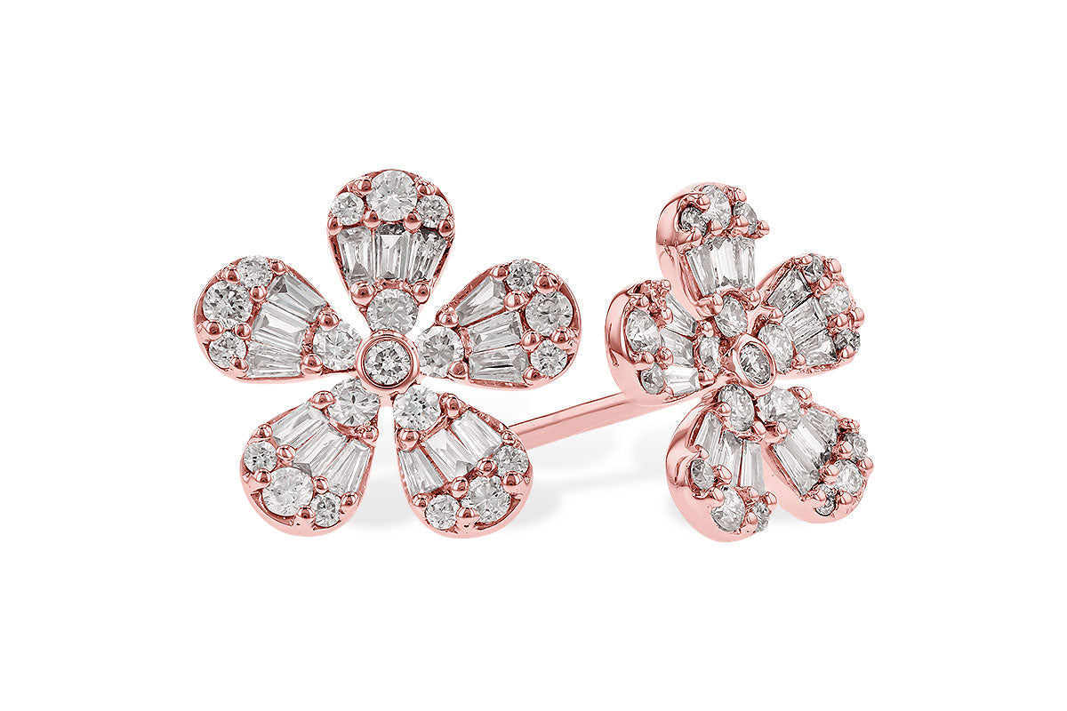 Allison Kaufman Diamond Earrings in 14K Rose Gold, 0.50 ctw (E2080)
