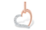 Allison Kaufman Diamond Pendant in 14K Rose Gold, 0.08 ctw (P6475)