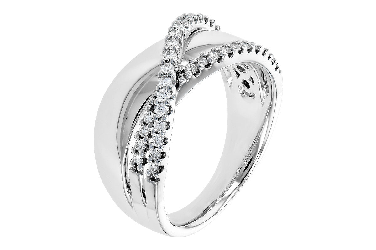 Allison Kaufman Diamond Ring in 14K White Gold, 0.33 ctw (D5822), alternate view